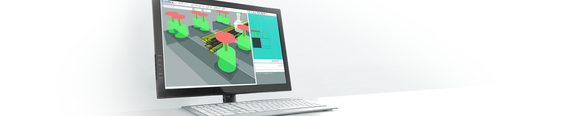 Software Klaes CAM auf Bildschirm - Thema CAM 2D