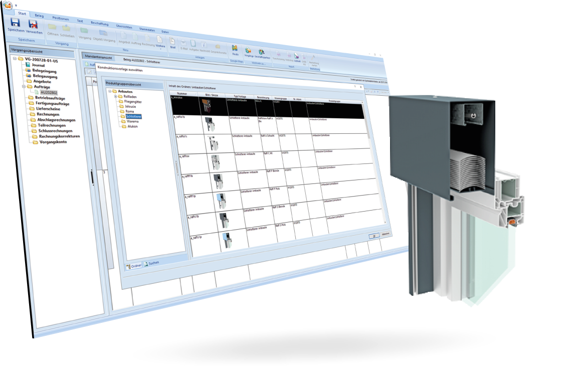 Rollladen in Klaes erfassen – Klaes Rollladenkonfigurator